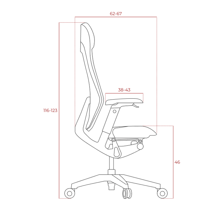 صندلی ارگونومیک GX Super Ergonomic